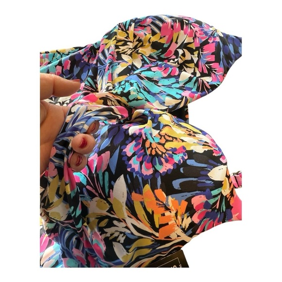 Island Escape Women's Floral Print Gemini Underwire Tankini Top -‎ 14 - Multi - Picture 8 of 13